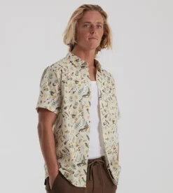 Roark Journey Button Up Shirt BendikAlmondPaste Discount